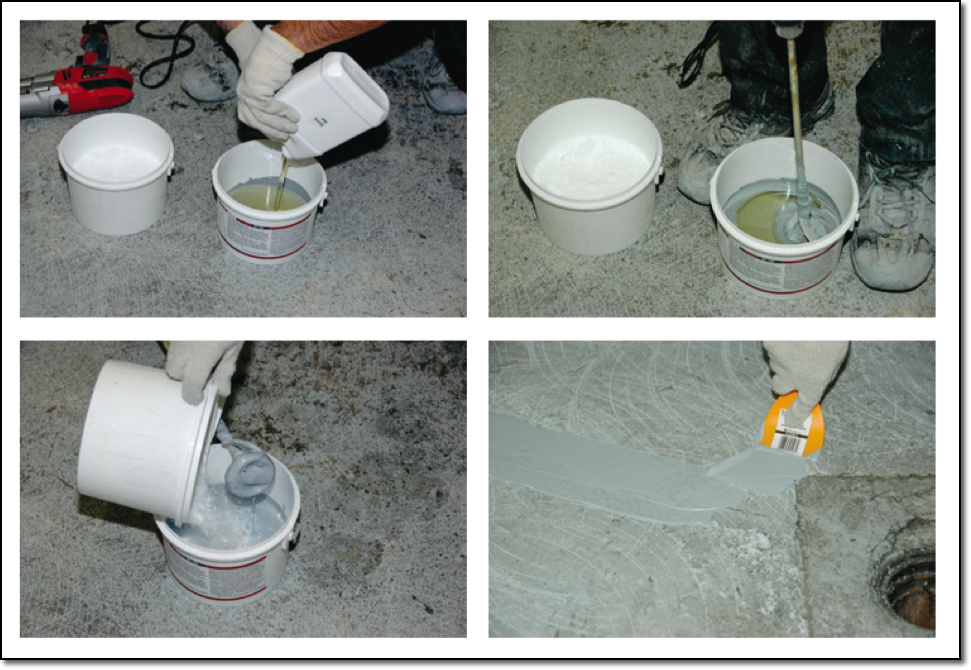100% Solids Epoxy Concrete Floor & Crack Repair