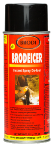 Instant spray de-icer