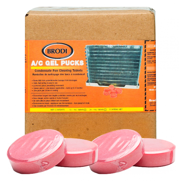 A/C Gel Pucks, Condensate Pan Cleaning Tablets