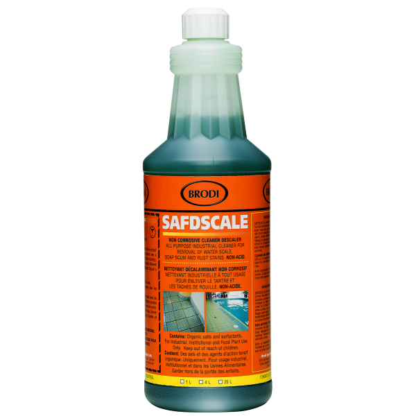 SafDScale, Food Grade NonCorrosive Cleaner and Descaler for Bathroom