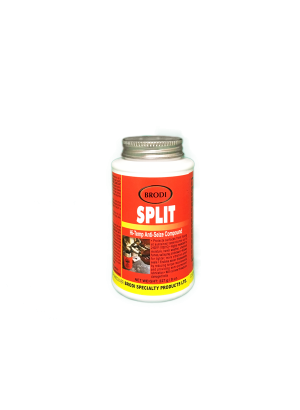 Split with brush top applicator