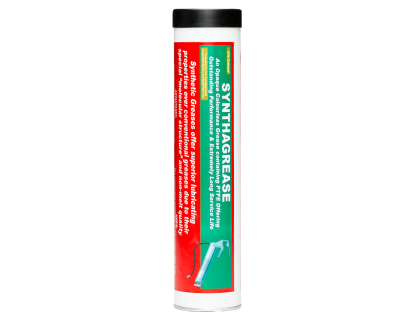 Hi Temp, Non-Melt, High Speed, Synthetic, Clear Grease fortified with PTFE