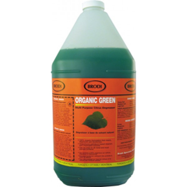 Organic Green, Water soluble, citrus based cleaner & degreaser