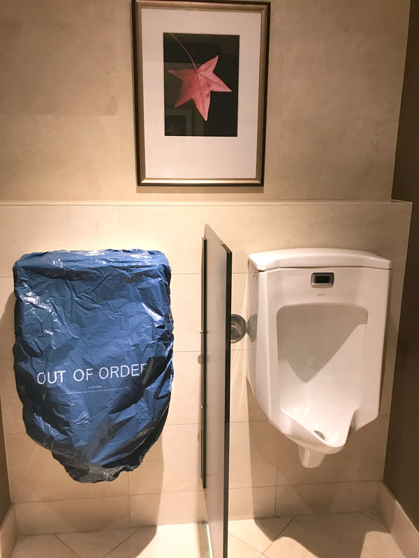 Brodi-Out of Order Bag Urinal Cover