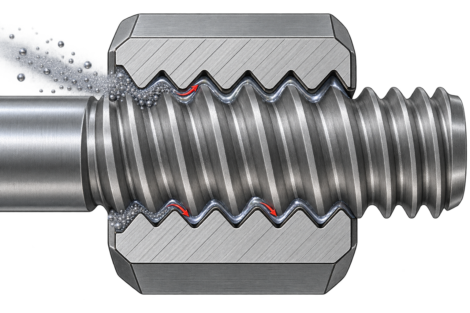 Spray-on anti sieze bolt threads
