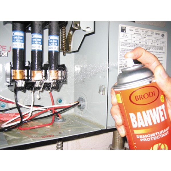 Removes moisture from electrical applications